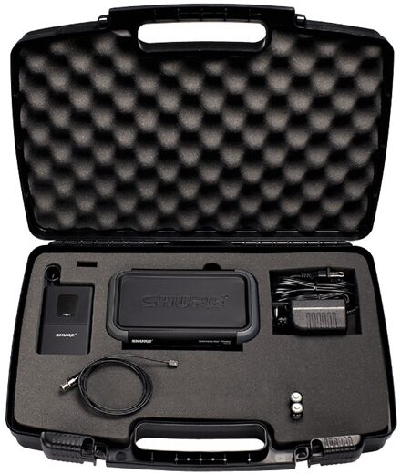 open zoom image for Shure PGX14/93 UHF Lavalier Wireless System with WL93 Microphone, In Case