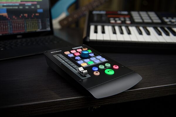 open zoom image for PreSonus FaderPort Single Fader DAW Controller, V2, Open Box (Like New), Angled Control Panel