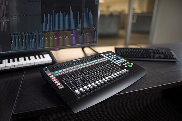 open zoom image for PreSonus FaderPort 16 DAW Mix Control Surface, Open Box (Like New), Angle