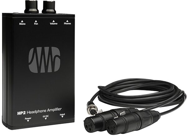 open zoom image for PreSonus HP2 Battery-Powered Stereo Headphone Amplifier, New, Cable