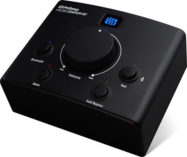 open zoom image for PreSonus MicroStation BT Monitor Controller, New, Angled Front