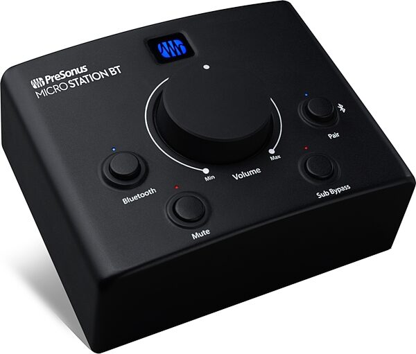 open zoom image for PreSonus MicroStation BT Monitor Controller, New, Angled Front