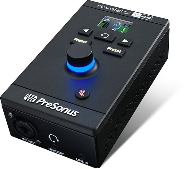 open zoom image for PreSonus Revelator io44 USB-C Audio Interface, Open Box (Like New), Action Position Back