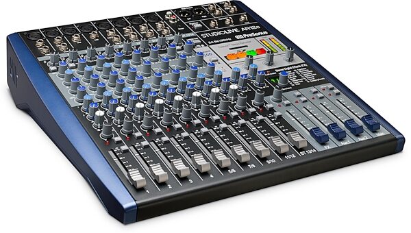 open zoom image for PreSonus StudioLive AR12c 14-Channel Mixer/USB-C Interface, New, Angled Front