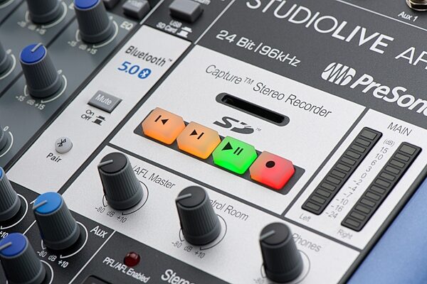 open zoom image for PreSonus StudioLive AR12c 14-Channel Mixer/USB-C Interface, New, Detail Front