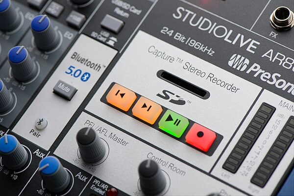 open zoom image for PreSonus StudioLive AR8c 8-Channel Mixer/USB-C Interface, New, Detail Front