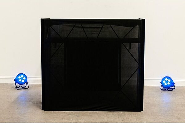 open zoom image for ADJ Pro Event Table Scrim, Black, Action Position Back