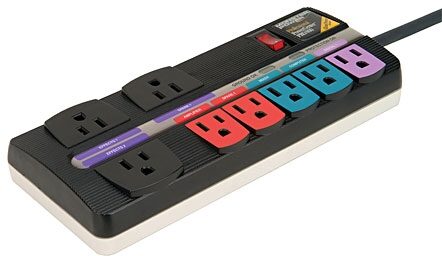 open zoom image for Monster Pro 800 8-Outlet Power Center Surge Suppressor, Main