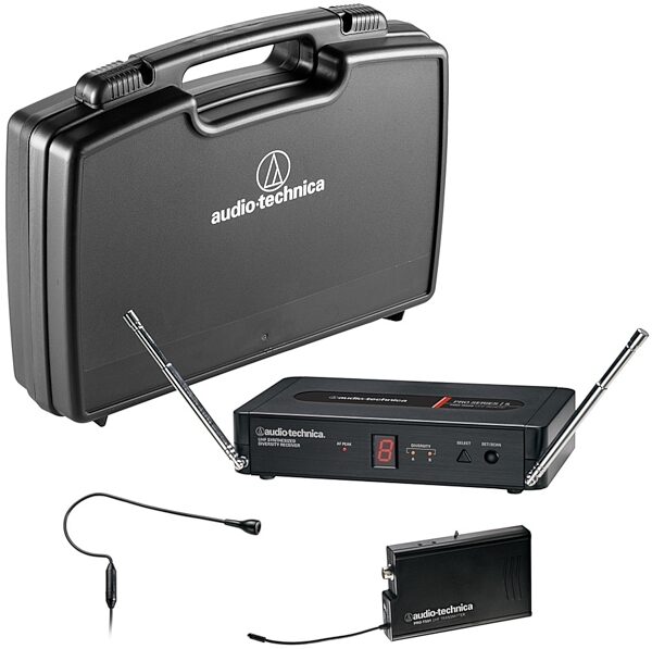open zoom image for Audio-Technica PRO-501/H92 Pro Series 5 UHF Wireless Headset Microphone System, Black