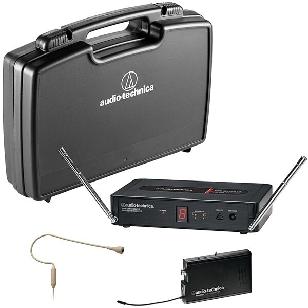 open zoom image for Audio-Technica PRO-501/H92 Pro Series 5 UHF Wireless Headset Microphone System, Beige