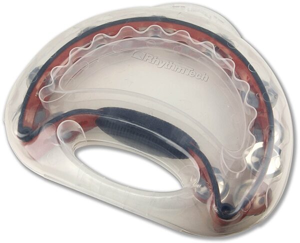 open zoom image for Rhythm Tech Pro Tambourine with Brass Jingles, Black/Gray, Open Box (Like New), Main