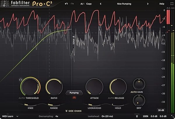 open zoom image for FabFilter Pro-C 3 Compressor Audio Plug-in Software, Digital Download, main proc3