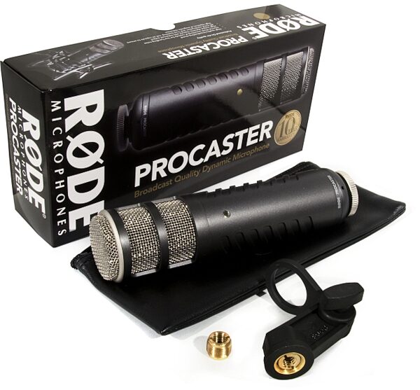 open zoom image for Rode Procaster Broadcast Dynamic Vocal Microphone, New, On Optional PSA1 (Not Included)