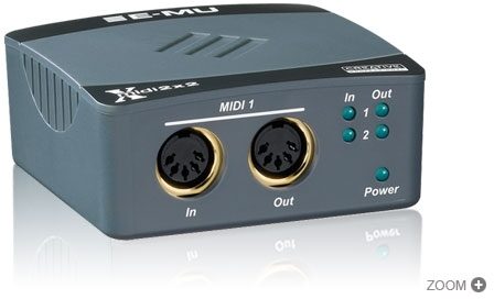 open zoom image for Emu XMIDI 2x2 USB MIDI Interface, Main