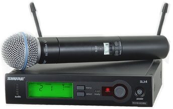 open zoom image for Shure SLX UHF Handheld Microphone Wireless with Beta 58A, Main