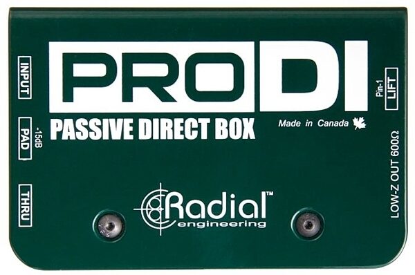 open zoom image for Radial Pro DI Passive Direct Box, New, Top