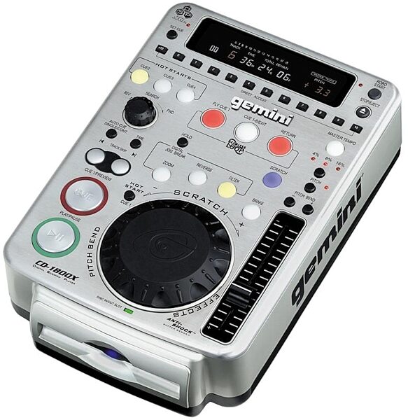 open zoom image for Gemini CD1800X Scratch CD Player with Effects, Main