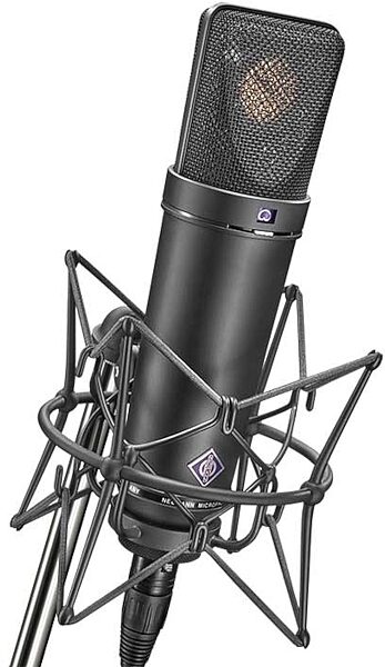 open zoom image for Neumann U 87 Ai Large-Diaphragm Condenser Microphone with Shock Mount, Case and Cable, Single Microphone, Black, Main