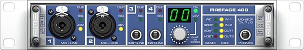 open zoom image for RME Fireface 400 FireWire Audio Interface, Front