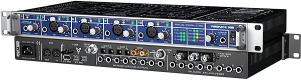 open zoom image for RME Fireface 800 FireWire Audio Interface, Front and Back