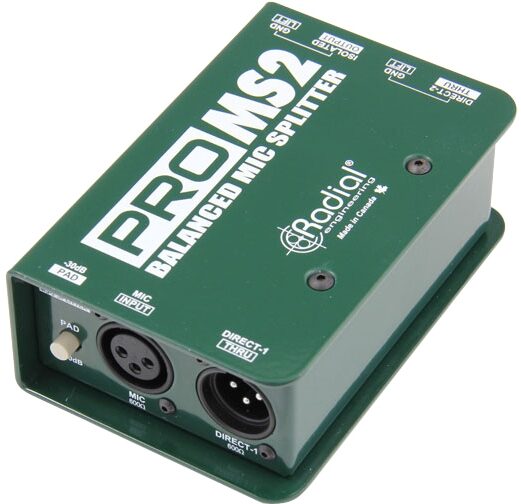 open zoom image for Radial ProMS2 Passive Microphone Splitter, New, Main