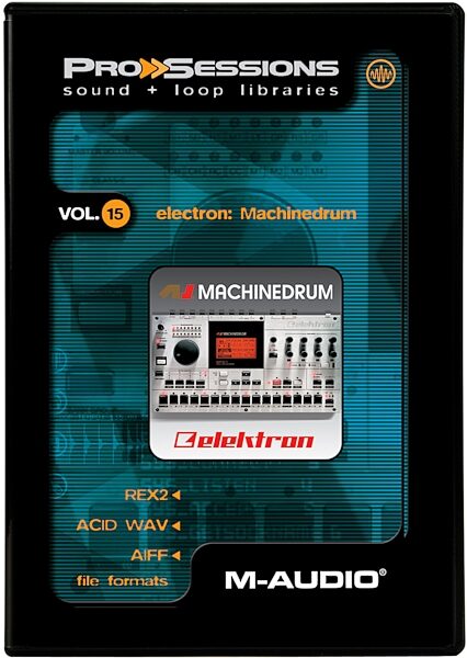 open zoom image for M-Audio ProSessions Vol 15: Elektron Machinedrum Sound and Loop Library (Macintosh and Windows), Main
