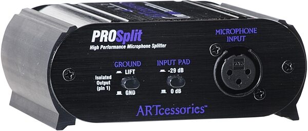 open zoom image for ART Prosplit 2-Way Microphone Splitter, New, Main