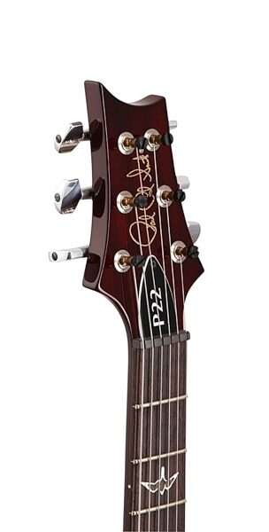 open zoom image for PRS Paul Reed Smith P22 10-Top Electric Guitar with Case, Fire Red Burst Headstock