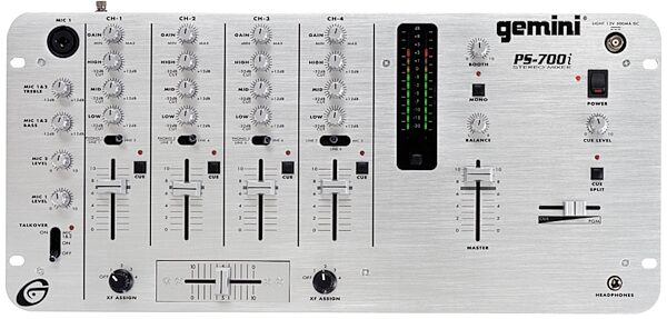 open zoom image for Gemini PS700i Platinum Series DJ Mixer, Main
