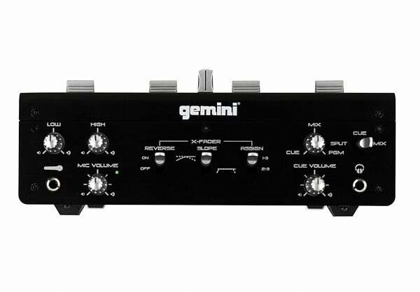 open zoom image for Gemini PS04 3-Channel 10 in. DJ Mixer with DSP Effects, Front