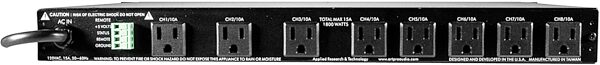 open zoom image for ART PS8 Pro Power Sequencer, Rear