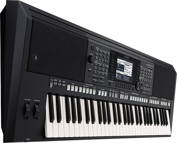 open zoom image for Yamaha PSR-S750 Arranger Workstation Keyboard, 61-Key, Left Side