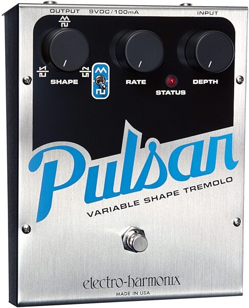 open zoom image for Electro-Harmonix Pulsar Variable Shape Tremolo Pedal, Main