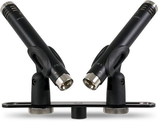 open zoom image for M-Audio Pulsar II Small Diaphragm Condenser Microphone, Example of Stereo Pair on T-bar