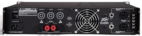 open zoom image for Peavey PV2600 Pro Stereo Power Amplifier, Back Panel
