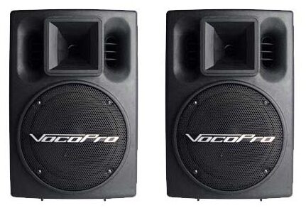 open zoom image for VocoPro PV-802 Powered Vocal Speakers (400 Watts), Main