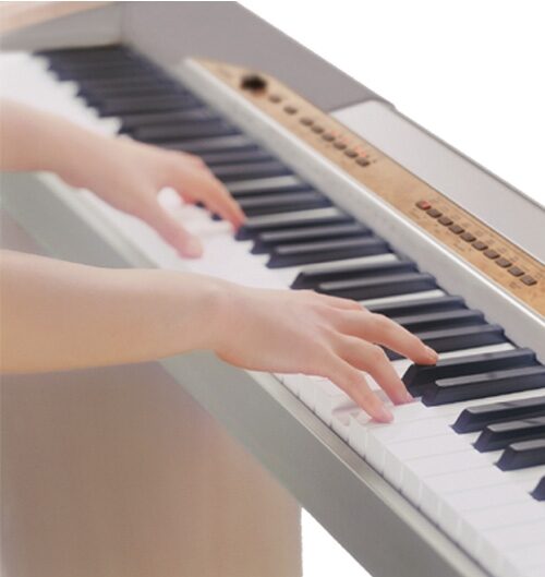 open zoom image for Casio PX110 Privia Digital Piano, In Use