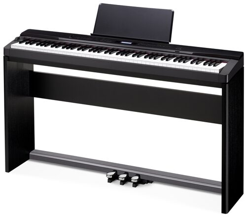 open zoom image for Casio PX-330 Privia Digital Piano, With Stand and Optional SP32 Pedalboard