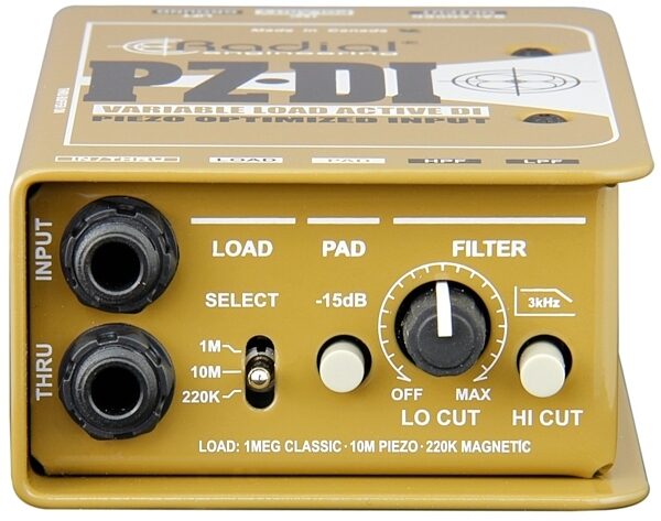 open zoom image for Radial PZDI Active DI Direct Box for Acoustic Instruments, New, view