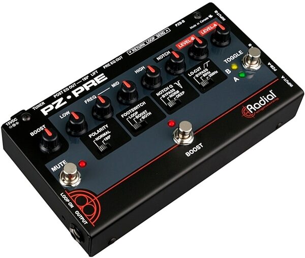 open zoom image for Radial Tonebone PZPRE Acoustic Instrument Preamp, New, view