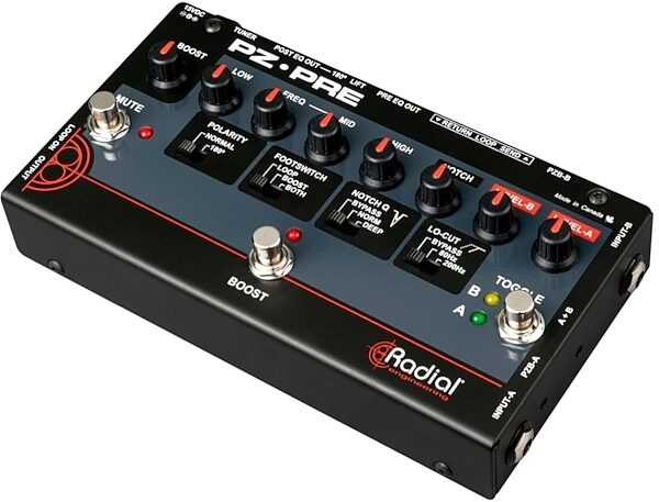 open zoom image for Radial Tonebone PZPRE Acoustic Instrument Preamp, New, view
