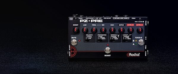open zoom image for Radial Tonebone PZPRE Acoustic Instrument Preamp, New, view