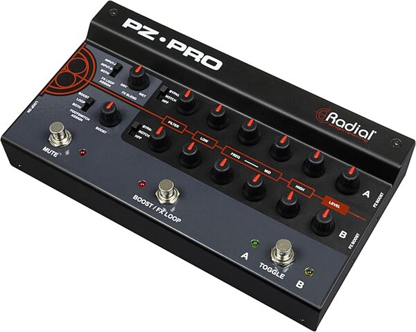 open zoom image for Radial PZ-Pro Dual Channel Acoustic Preamp, New, Action Position Back