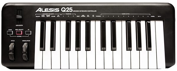 open zoom image for Alesis Q25 25-Key USB MIDI Keyboard Controller, Main