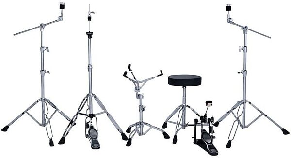 open zoom image for Ludwig LE622 Evolution Complete Drum Set, 6-Piece, Atlantic Sparkle, with Hardware + Paiste 101 Cymbals, Action Position Back