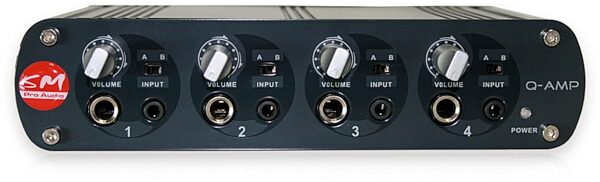 open zoom image for SM Pro Audio Q-AMP Enhanced 4-Channel Headphone Amp, Main