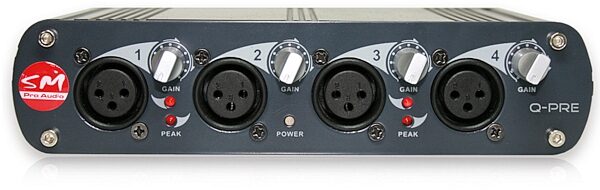 open zoom image for SM Pro Audio Q-PRE 4-Channel Microphone Preamp, Main