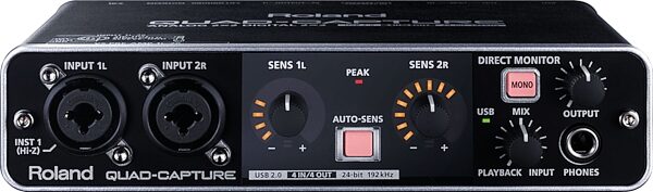 open zoom image for Roland UA-55 Quad-Capture USB 2.0 Audio Interface, Front