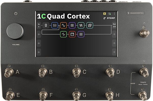 open zoom image for Neural DSP Quad Cortex Multi-Effects Modeler Profiler Pedal, New, Action Position Back