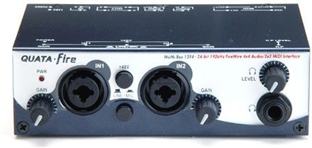open zoom image for Ego Systems QuataFire Audio/MIDI Firewire Interface (PC/Mac), Front